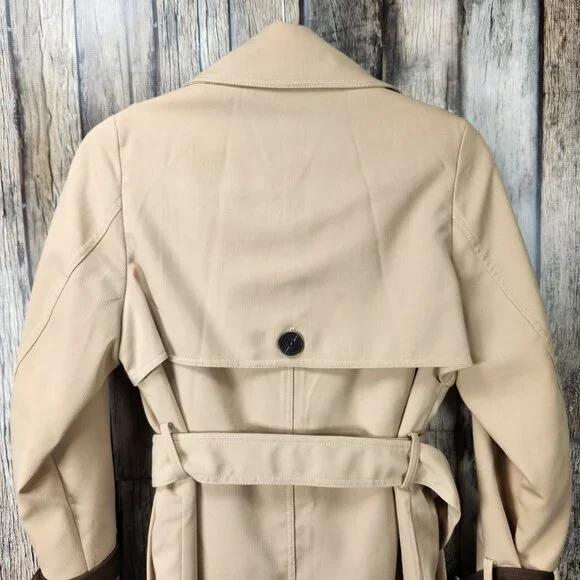 LINXUAN (Amazon Brand) Long Line Trench Coat Jacket - M - Picture 12 of 14